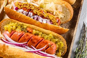 Bratwurst & Frankfurter Hot Dogs