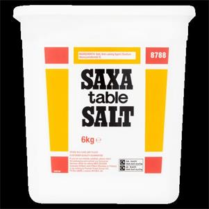 Table Salt Tub 1X6Kg Saxa C1