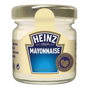 Heinz Mayonnaise Mini Glass Jars (33ml)