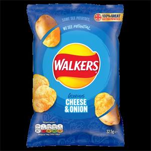 Cheese & Onion Crisps Walkers (32.5g)