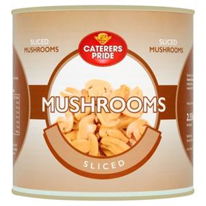 Sliced Mushrooms In Brine (2.6KG)