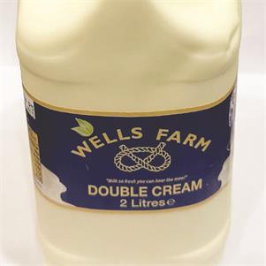 Fresh Double Cream (2ltr)