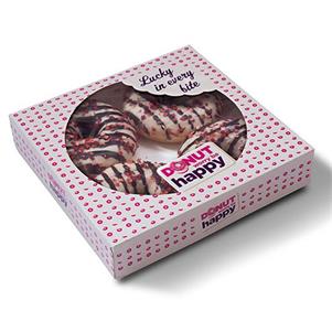 Donut Worry be Happy - boxes for 4pcs