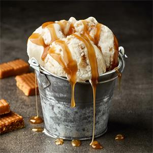 Salted Caramel Fudge Gelato