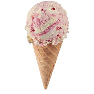 Clotted Cream & Raspberry Dairy Ice Cream